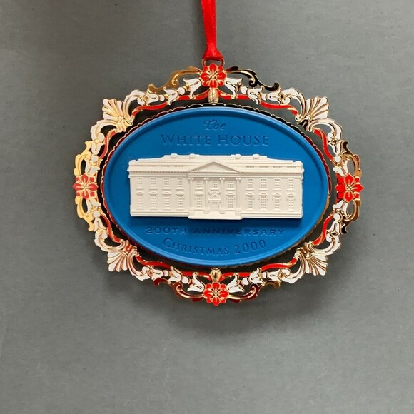 The White House 200th Anniversary Christmas 2000 Ornament Historical Association - Picture 5 of 7